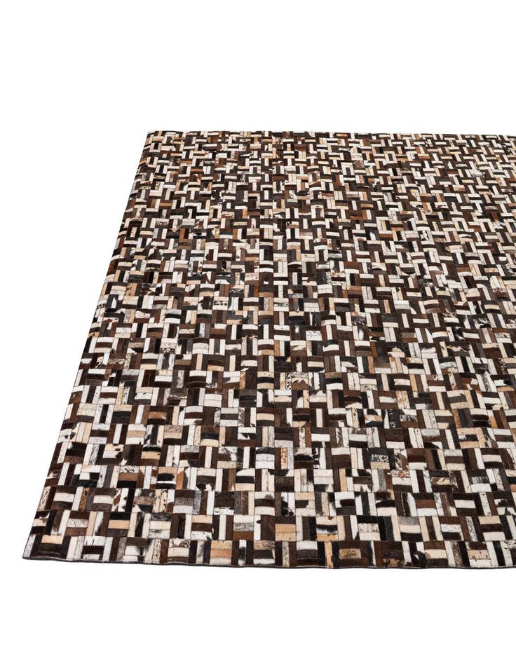 Detail image of  7' 11 x 10' 1 Cowhide - Patchwork Rug