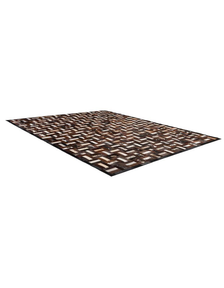 Detail image of  8' 1 x 10' 1 Cowhide - Patchwork Rug