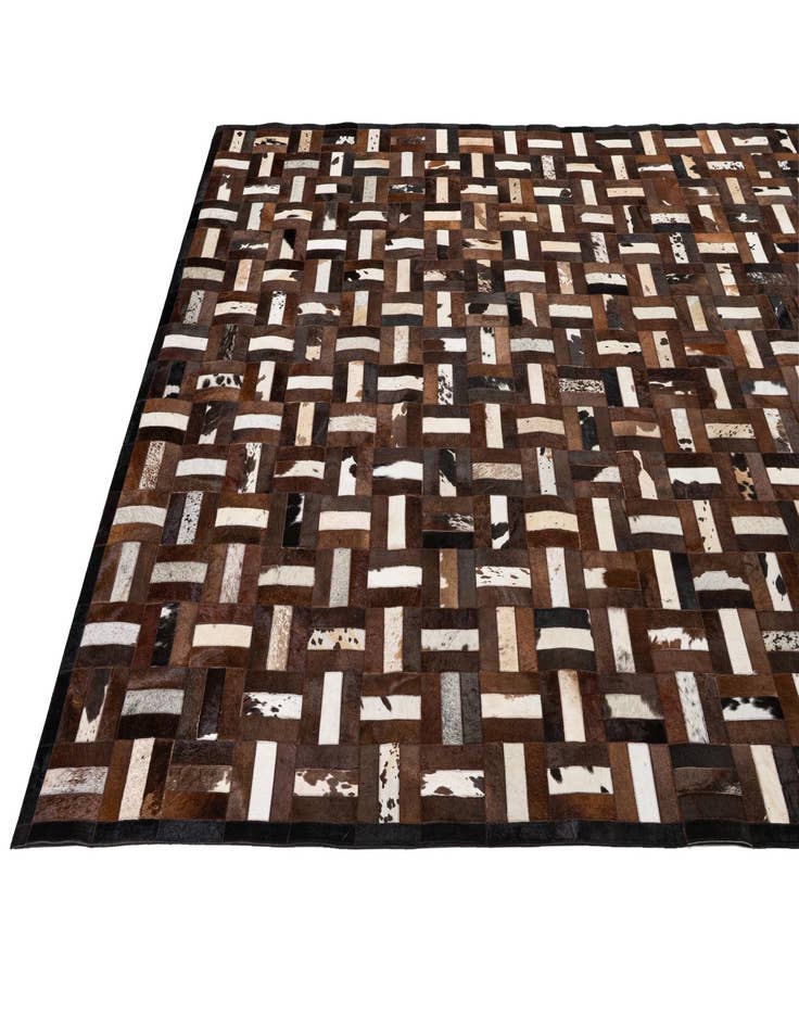 Detail image of  8' 1 x 10' 1 Cowhide - Patchwork Rug