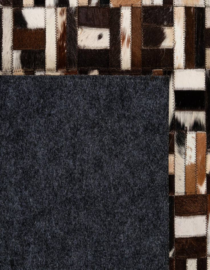 Detail image of  8' 2 x 10' 1 Cowhide - Patchwork Rug