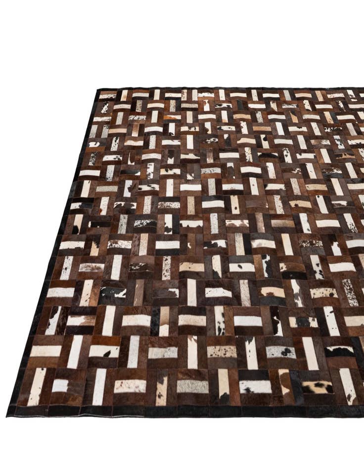 Detail image of  8' 2 x 10' 1 Cowhide - Patchwork Rug