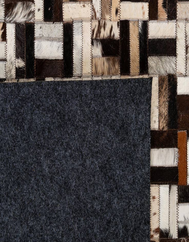 Detail image of  7' 11 x 10' Cowhide - Patchwork Rug