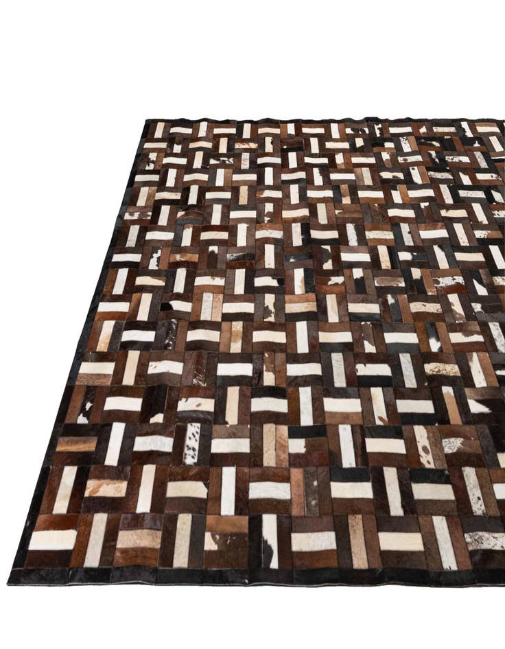 Detail image of  8' 2 x 10' 1 Cowhide - Patchwork Rug