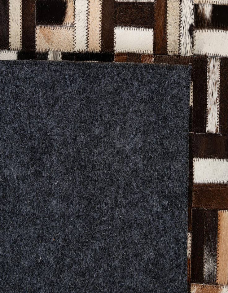 Detail image of  8' 1 x 10' Cowhide - Patchwork Rug
