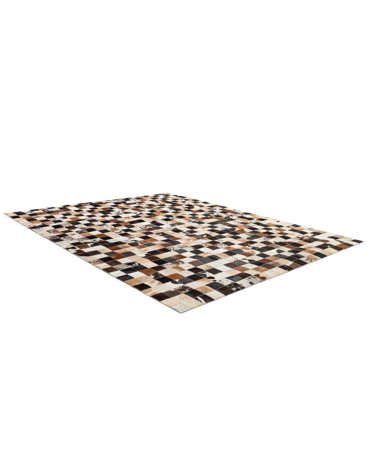 Detail image of  7' 11 x 9' 9 Cowhide - Patchwork Rug