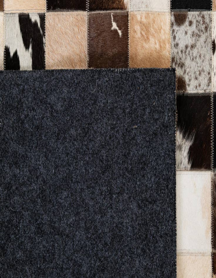 Detail image of  7' 11 x 9' 9 Cowhide - Patchwork Rug