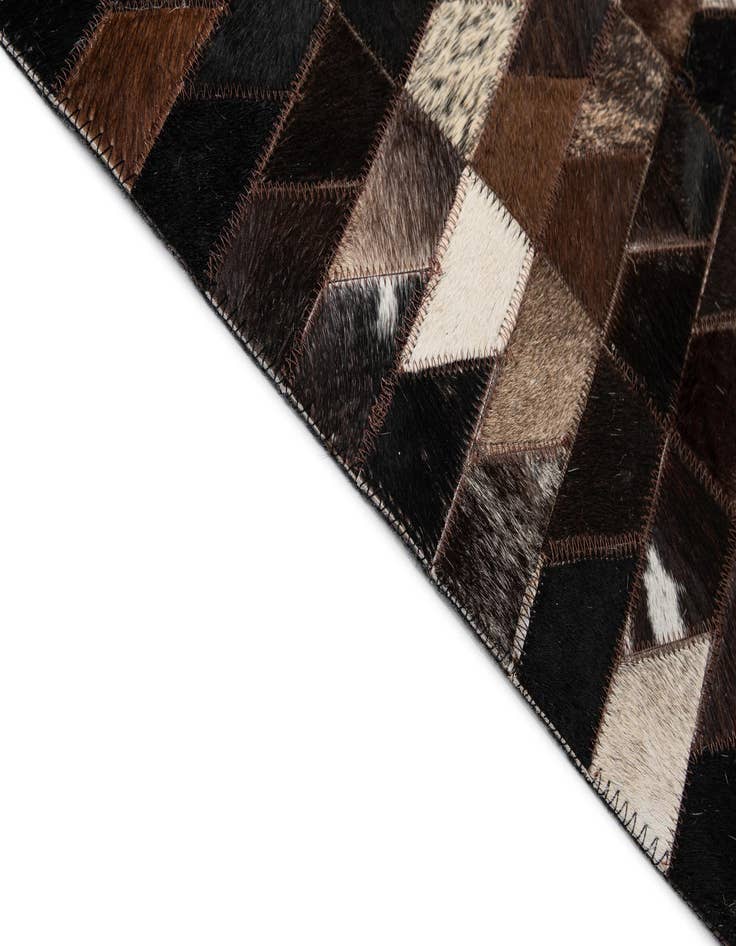 Detail image of  7' 11 x 9' 10 Cowhide - Patchwork Rug