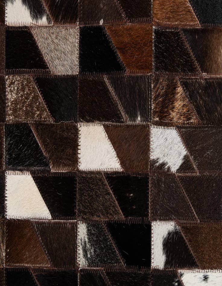 Detail image of  7' 11 x 9' 10 Cowhide - Patchwork Rug