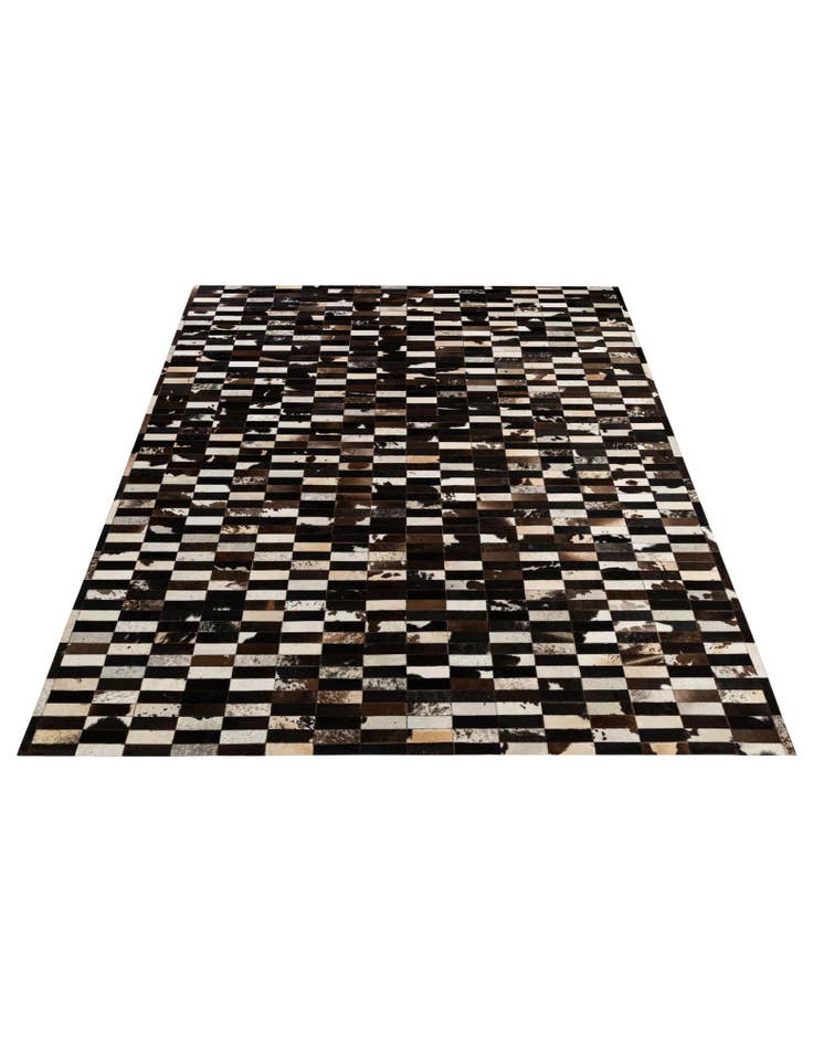 Detail image of  8' 3 x 9' 11 Cowhide - Patchwork Rug