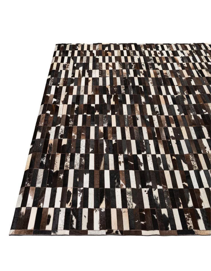 Detail image of  8' 3 x 9' 11 Cowhide - Patchwork Rug
