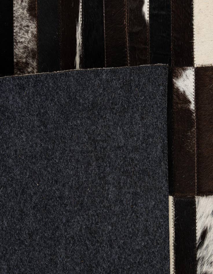 Detail image of  8' 3 x 9' 11 Cowhide - Patchwork Rug