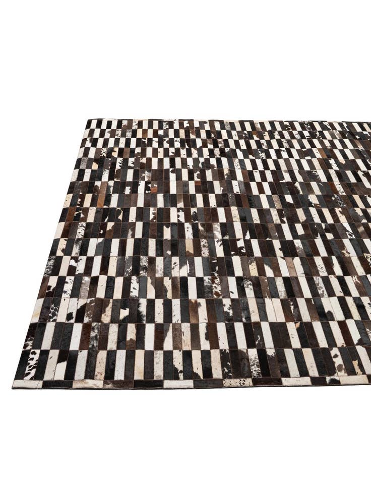 Detail image of  8' 3 x 9' 11 Cowhide - Patchwork Rug