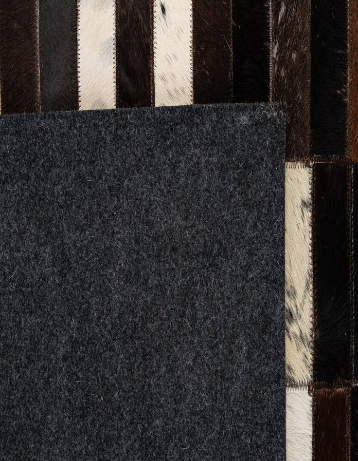 Detail image of  8' 3 x 9' 11 Cowhide - Patchwork Rug