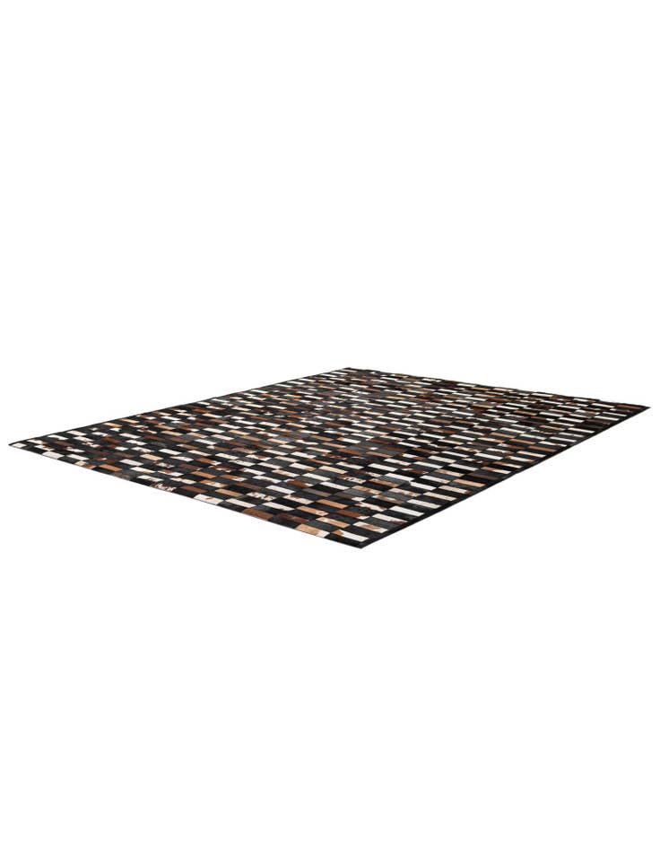 Detail image of  8' 2 x 9' 11 Cowhide - Patchwork Rug