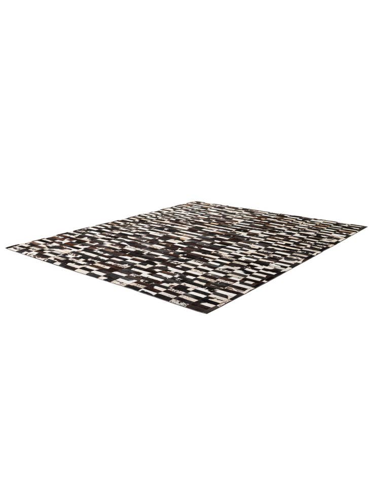 Detail image of  8' 2 x 9' 10 Cowhide - Patchwork Rug