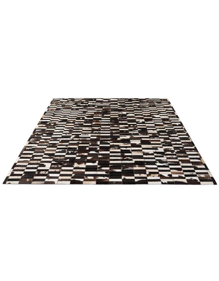 Detail image of  8' 2 x 9' 11 Cowhide - Patchwork Rug