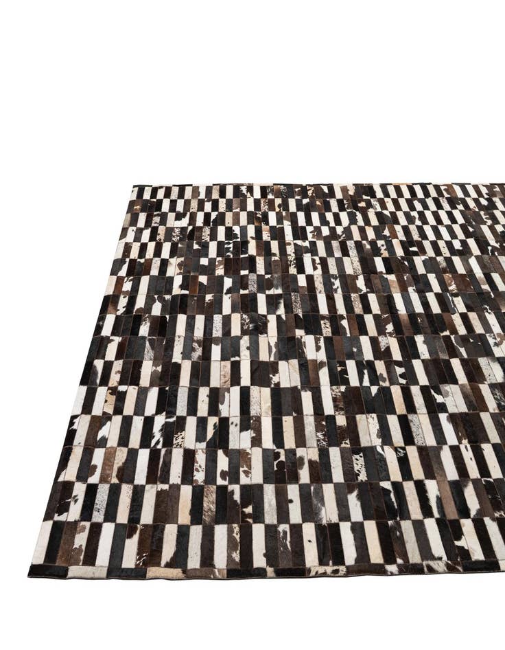 Detail image of  8' 2 x 9' 11 Cowhide - Patchwork Rug