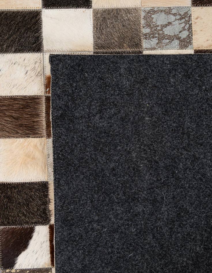 Detail image of  7' 11 x 9' 10 Cowhide - Patchwork Rug