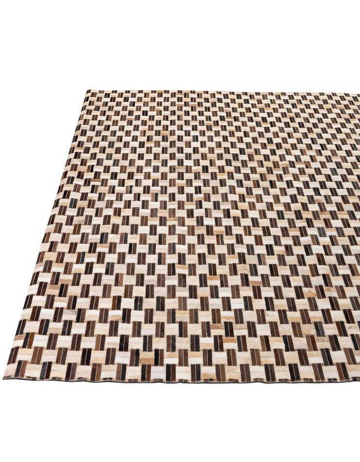 Detail image of  7' 7 x 9' 10 Cowhide - Patchwork Rug