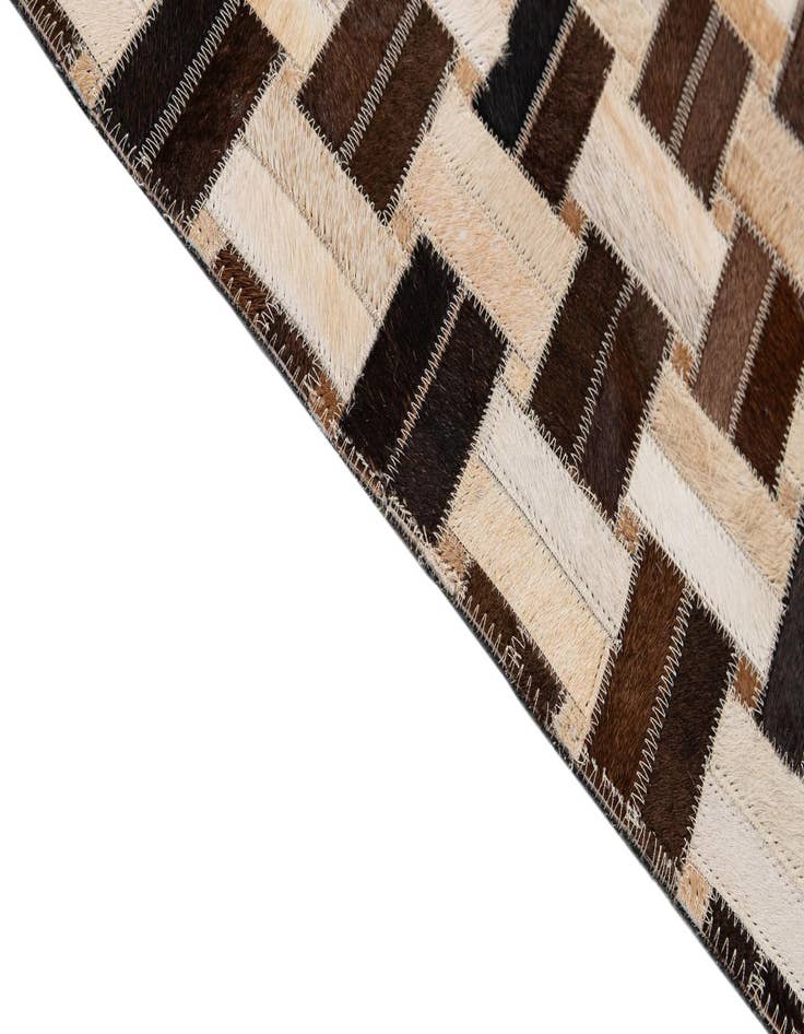 Detail image of  7' 7 x 9' 10 Cowhide - Patchwork Rug