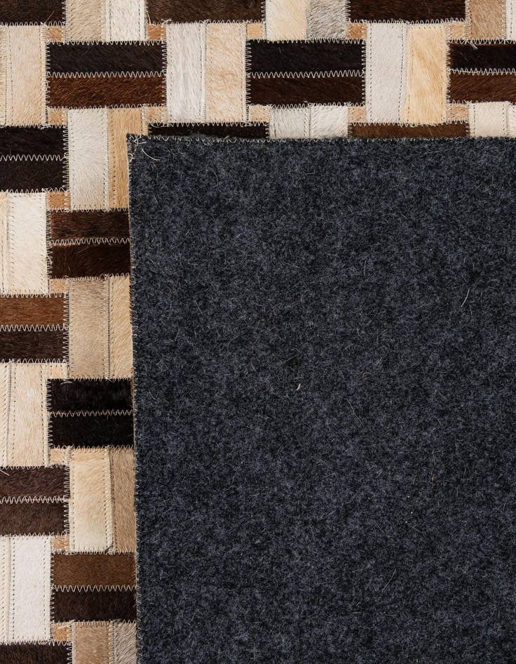 Detail image of  7' 7 x 9' 10 Cowhide - Patchwork Rug