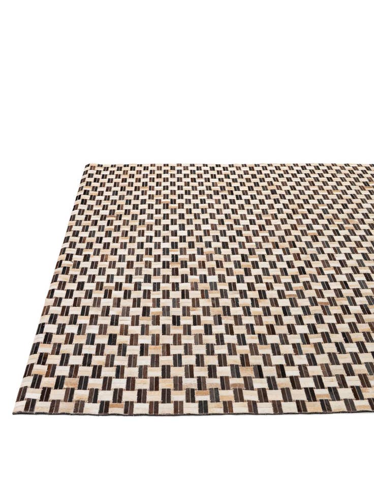 Detail image of  7' 7 x 9' 10 Cowhide - Patchwork Rug