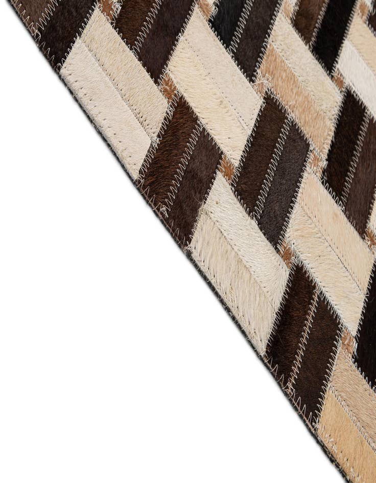 Detail image of  7' 7 x 9' 10 Cowhide - Patchwork Rug