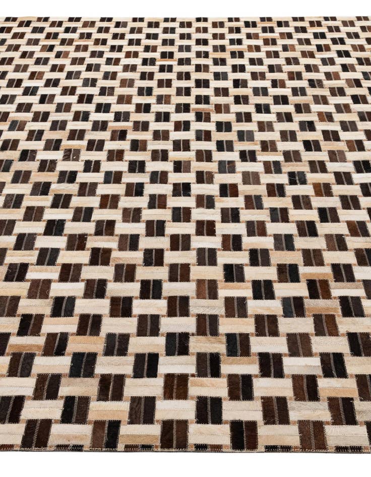 Detail image of  7' 7 x 9' 11 Cowhide - Patchwork Rug