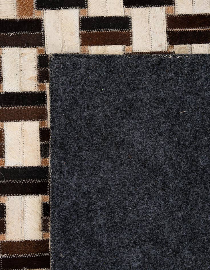 Detail image of  7' 7 x 9' 11 Cowhide - Patchwork Rug