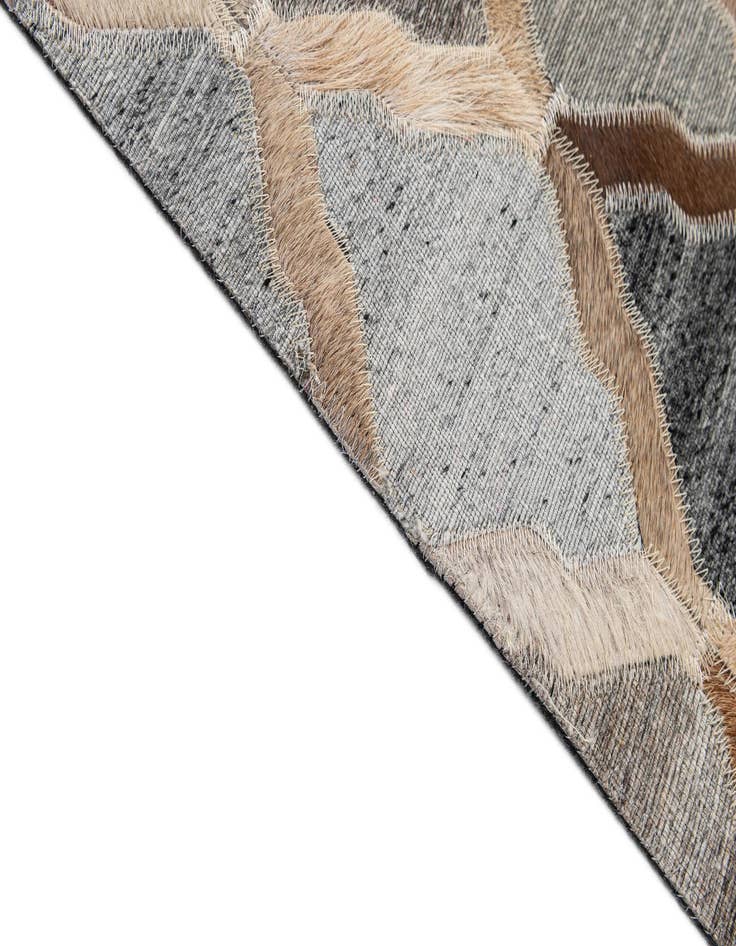 Detail image of  8' x 9' 10 Cowhide - Patchwork Rug