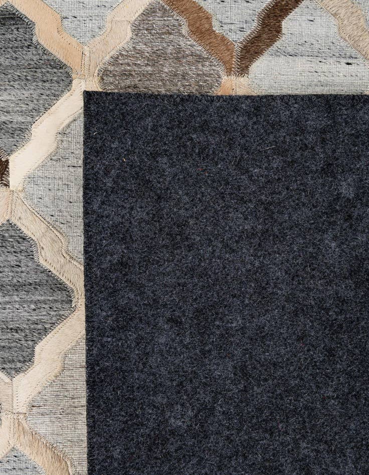 Detail image of  8' x 9' 10 Cowhide - Patchwork Rug