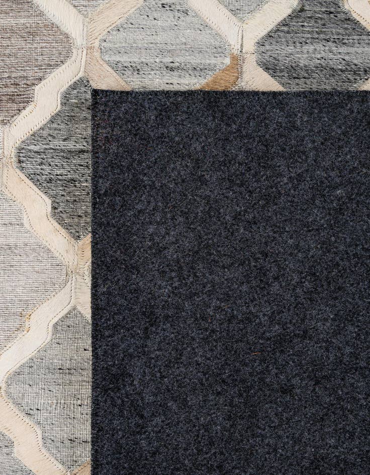 Detail image of  8' x 9' 10 Cowhide - Patchwork Rug