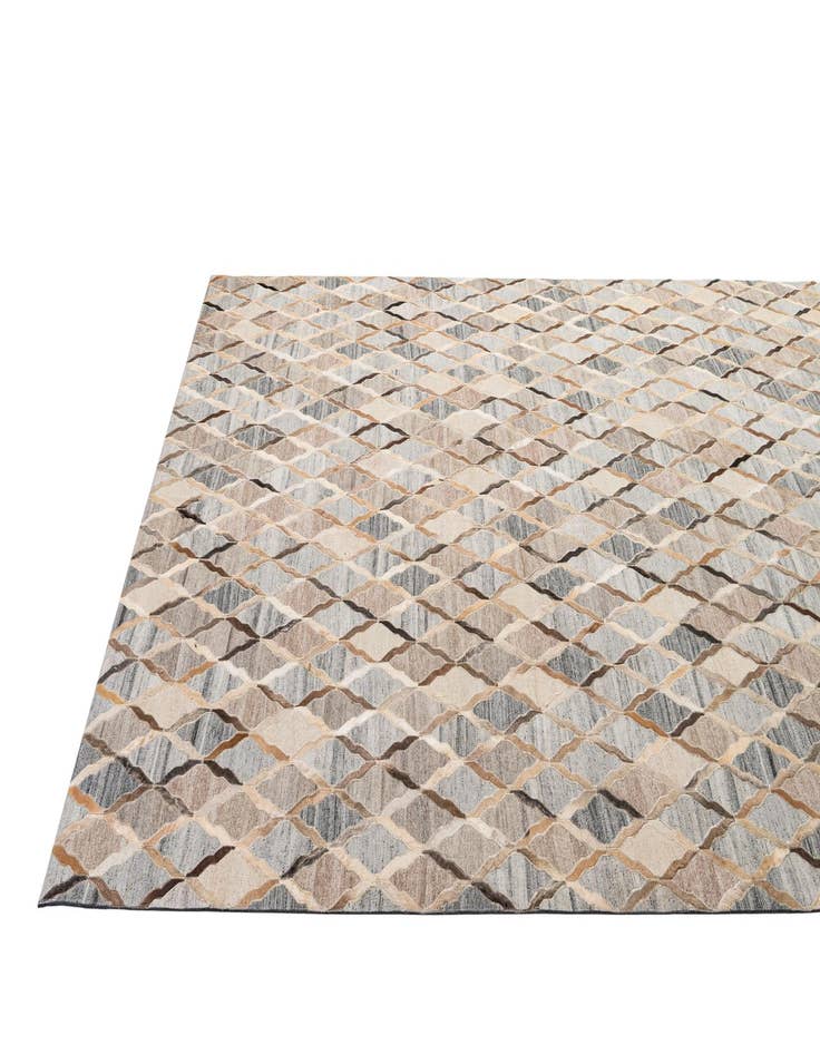 Detail image of  8' x 9' 10 Cowhide - Patchwork Rug