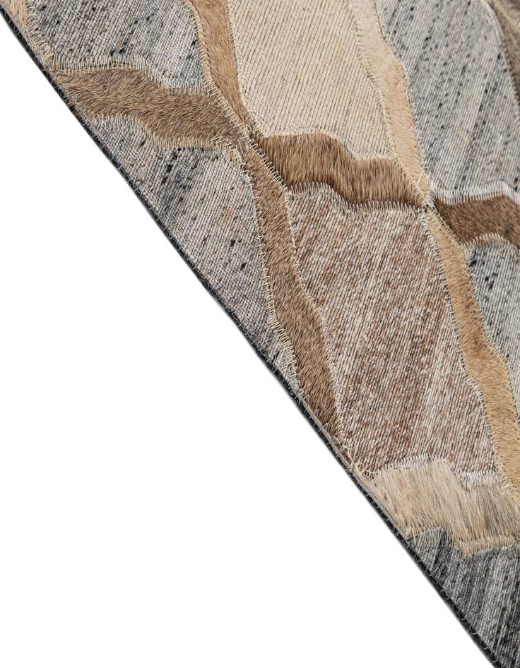 Detail image of  8' x 9' 10 Cowhide - Patchwork Rug