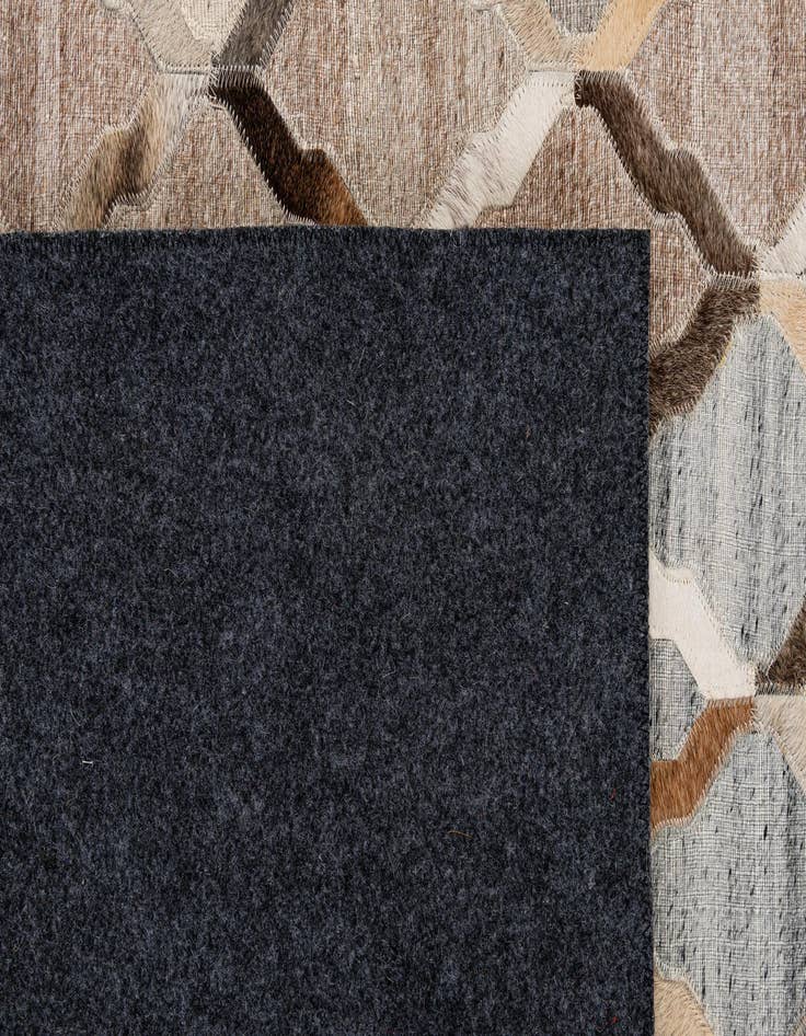 Detail image of  8' x 9' 10 Cowhide - Patchwork Rug