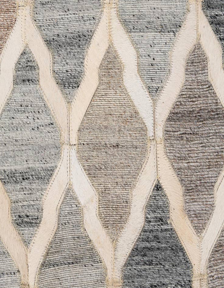 Detail image of  8' x 9' 10 Cowhide - Patchwork Rug