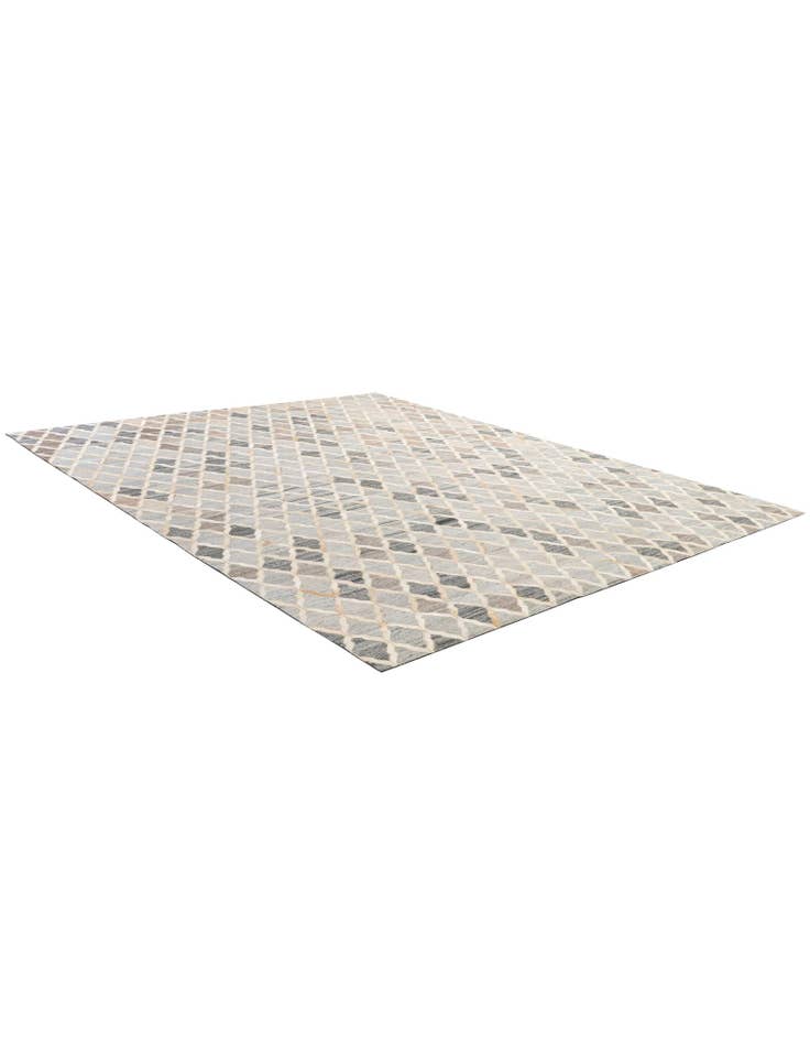 Detail image of  8' 1 x 9' 10 Cowhide - Patchwork Rug