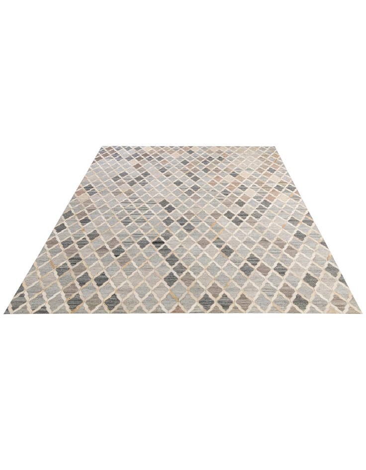 Detail image of  8' 1 x 9' 10 Cowhide - Patchwork Rug