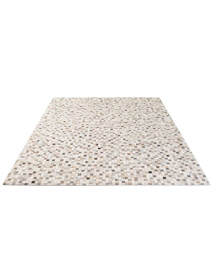 Detail image of  8' 1 x 9' 11 Cowhide - Patchwork Rug