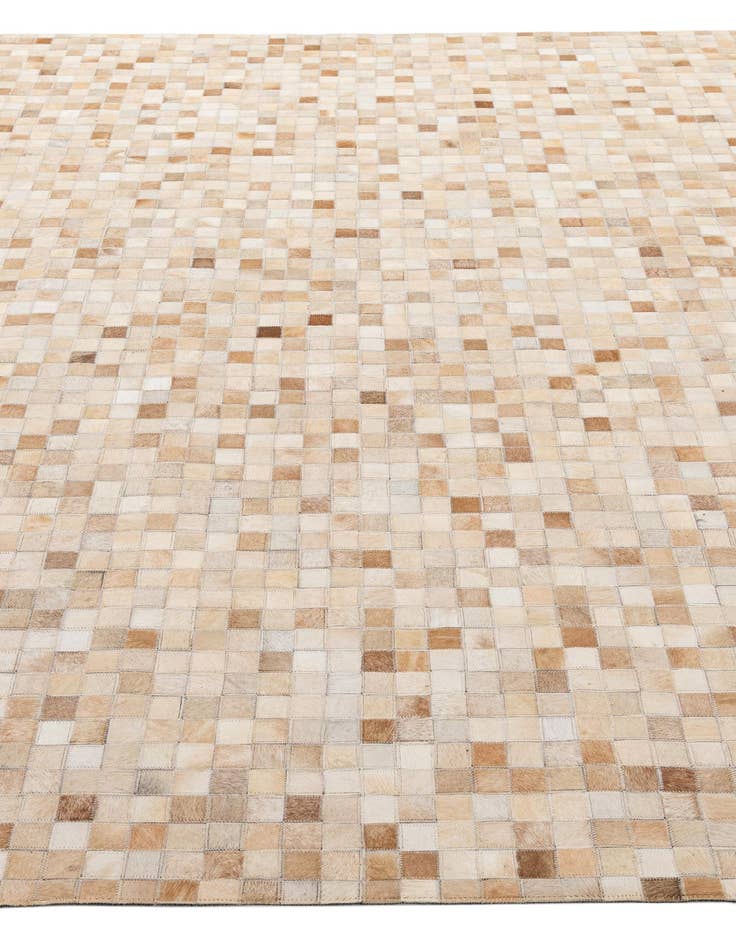 Detail image of  8' 2 x 10' Cowhide - Patchwork Rug