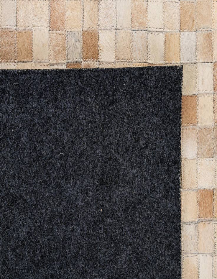 Detail image of  8' 2 x 10' Cowhide - Patchwork Rug