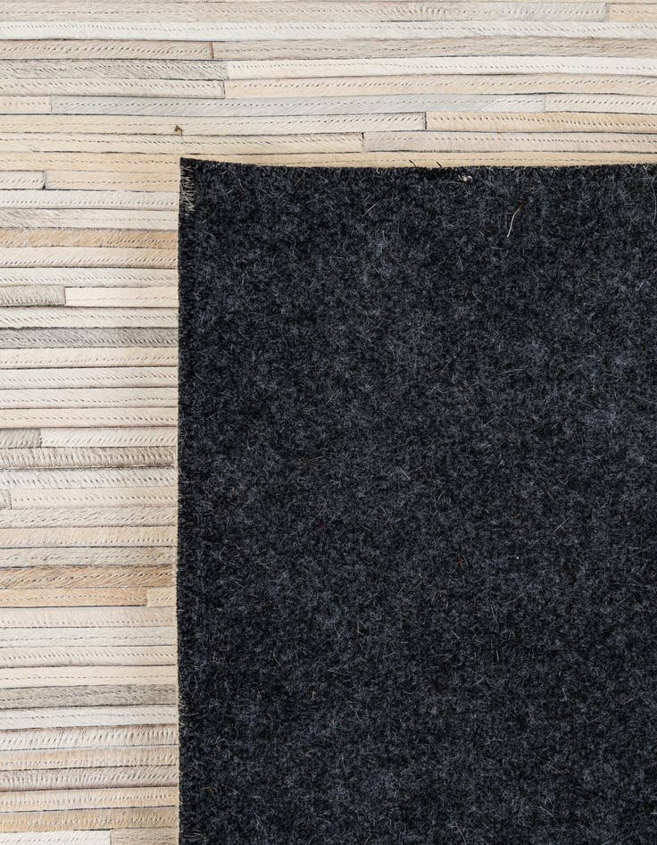 Detail image of  8' 2 x 10' Cowhide - Patchwork Rug