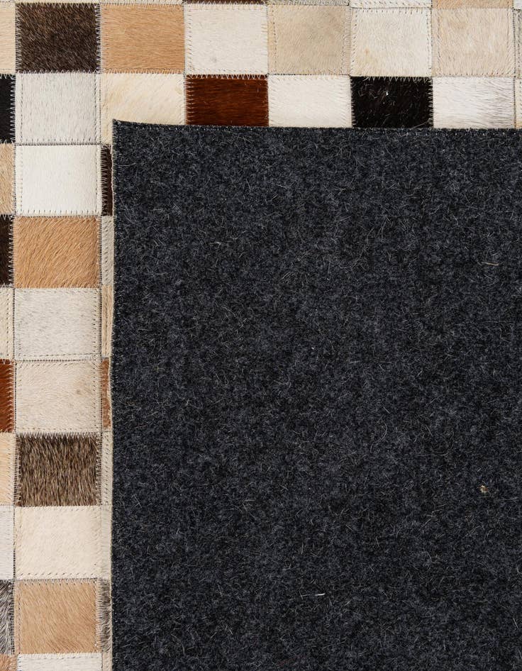 Detail image of  8' x 9' 11 Cowhide - Patchwork Rug