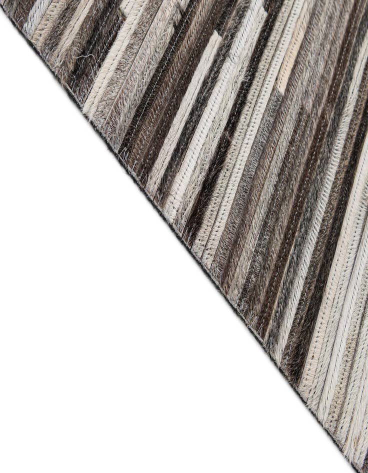 Detail image of  8' 1 x 10' 2 Cowhide - Patchwork Rug