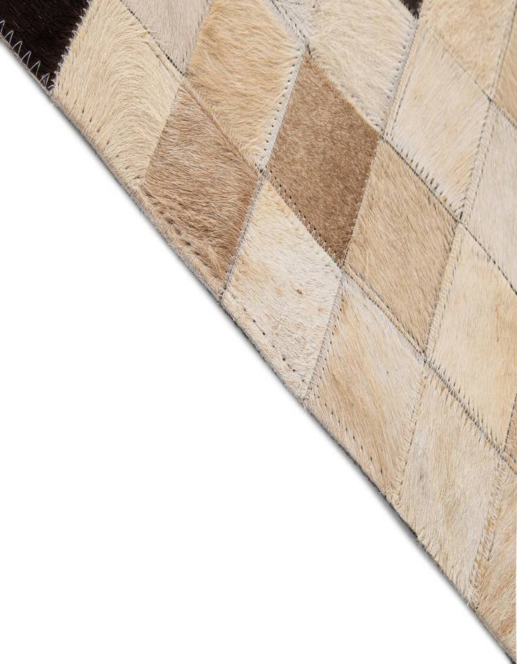 Detail image of  8' x 9' 11 Cowhide - Patchwork Rug
