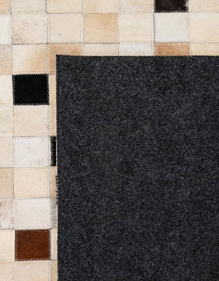 Detail image of  8' x 9' 11 Cowhide - Patchwork Rug