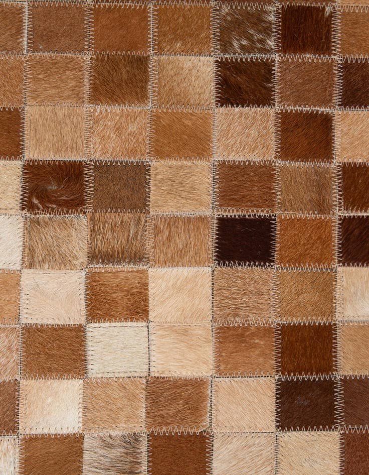 Detail image of  7' 11 x 9' 10 Cowhide - Patchwork Rug