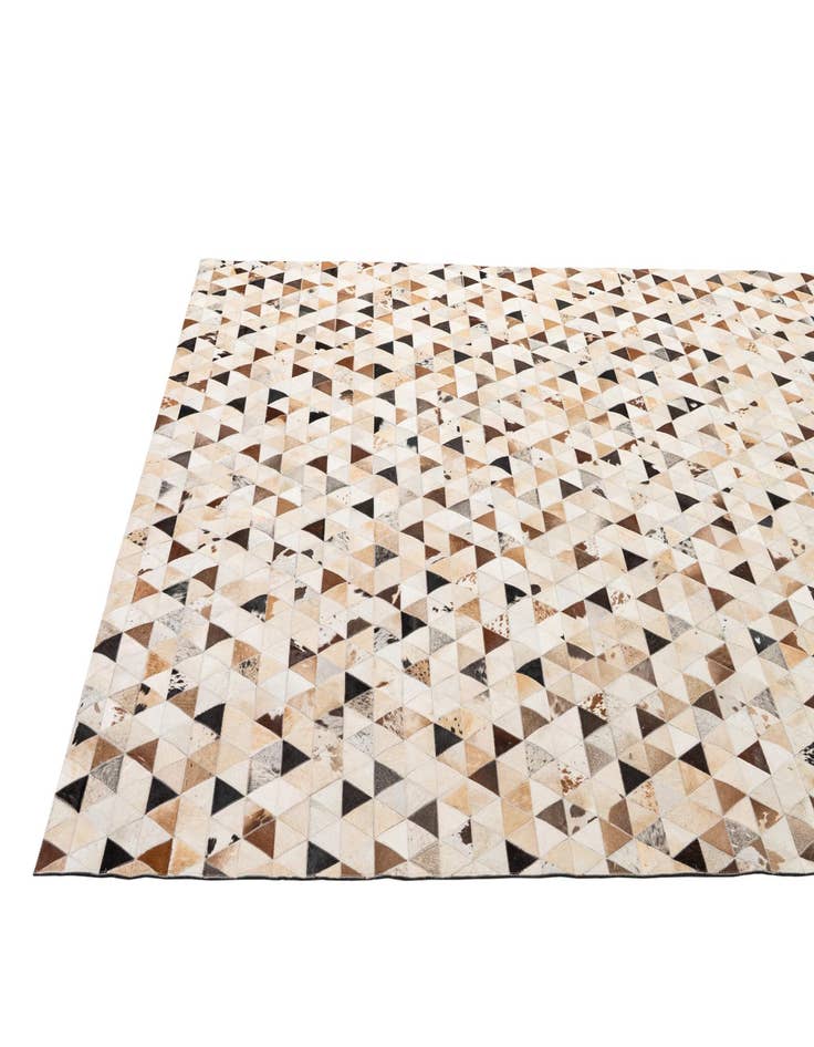 Detail image of  7' 11 x 9' 8 Cowhide - Patchwork Rug