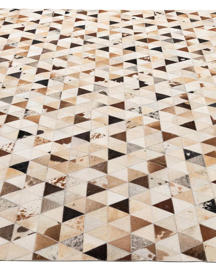 Detail image of  7' 11 x 9' 8 Cowhide - Patchwork Rug