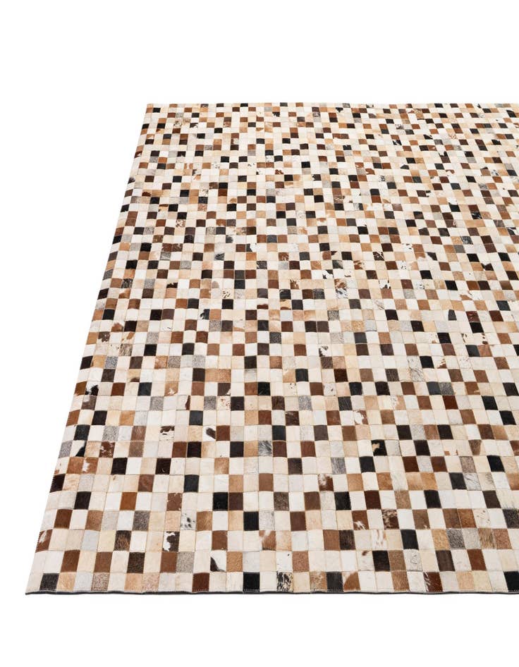 Detail image of  8' x 9' 11 Cowhide - Patchwork Rug